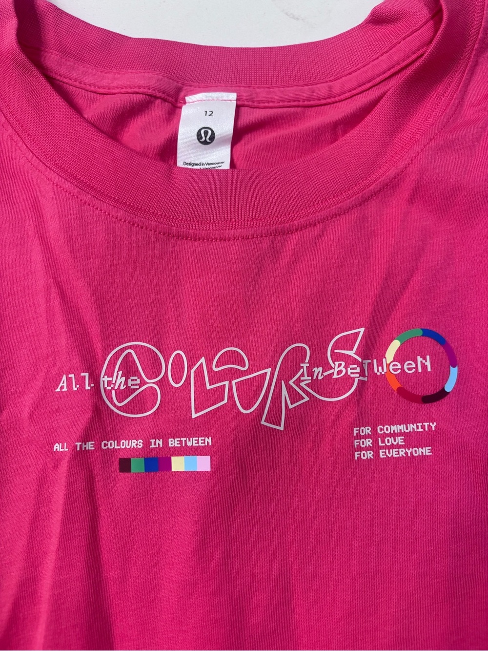 NWT 2025 All Yours pride crop.